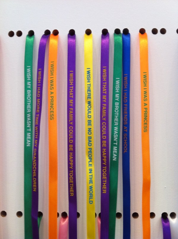 Image of the art work "I Wish Your Wish", by Rivane Neuenschwander.