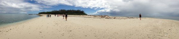 panoram of the coastline